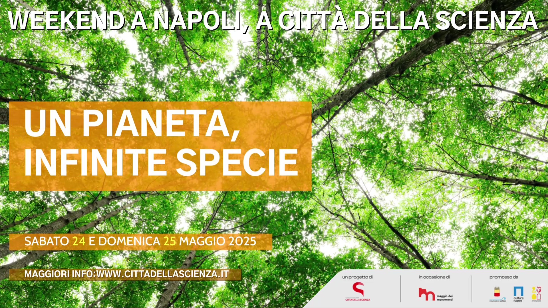 Città della Scienza a Napoli celebra la Giornata Mondiale della Biodiversità