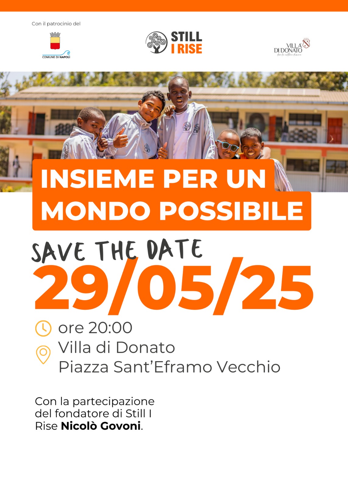 Napoli presenta “Insieme per un mondo possibile”