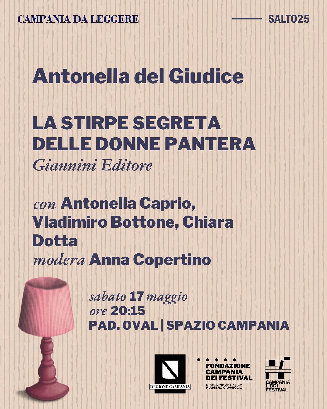 “La stirpe delle donne pantera” il romanzo di Antonella del Giudice al Salone del libro di Torino