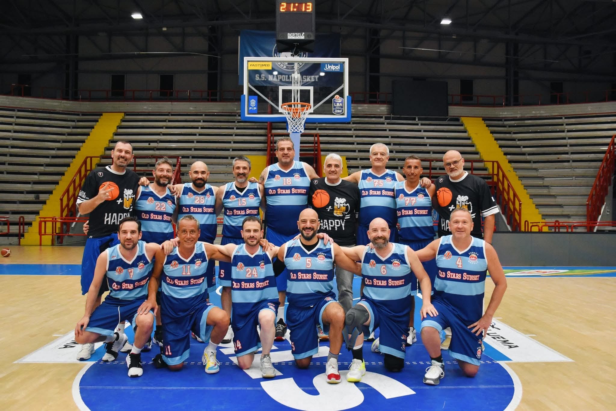 Monterusciello, al PalaTrincone Torneo Uisp basket Over40