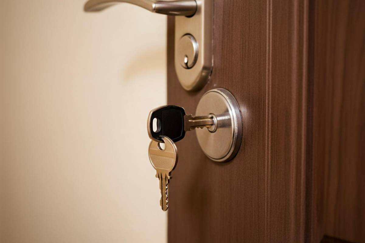 evitare di lasciar ela chiave nella serratura