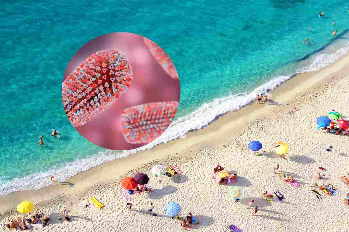 pericolo di germi in spiaggia