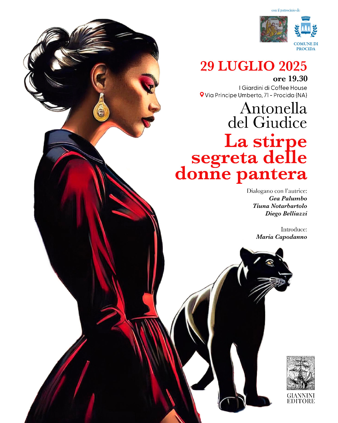 La stirpe segreta delle donne pantera, a Procida la presentazione del romanzo di Antonella del Giudice