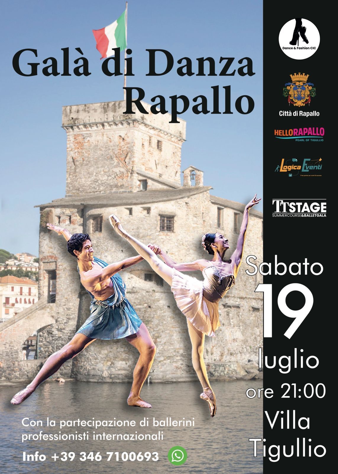 A Rapallo l'attesissimo Gala di Danza con Martin ed Elvis Nudo