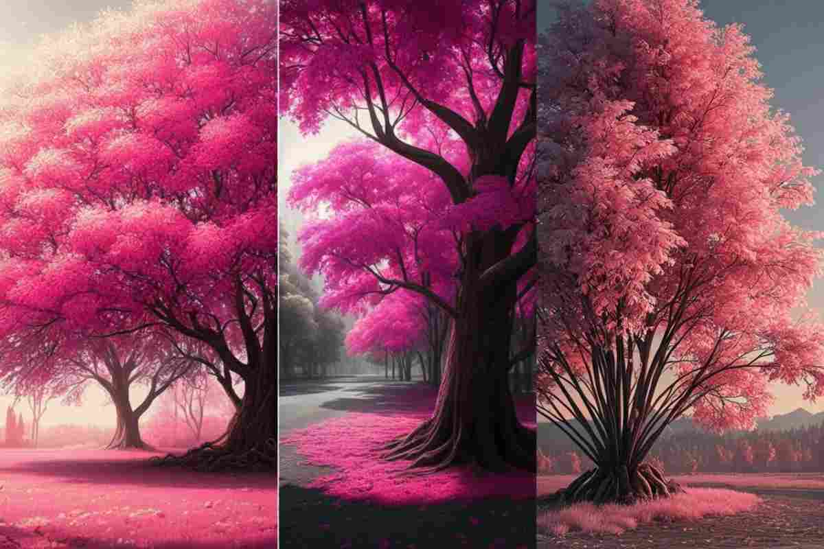 alberi rosa e personalità