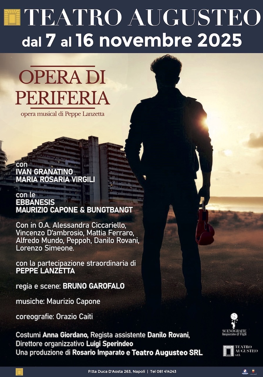 “Opera di periferia”, conferenza stampa il 6 novembre al Caffè Gambrinus: Peppe Lanzetta presenta il nuovo spettacolo al Teatro Augusteo