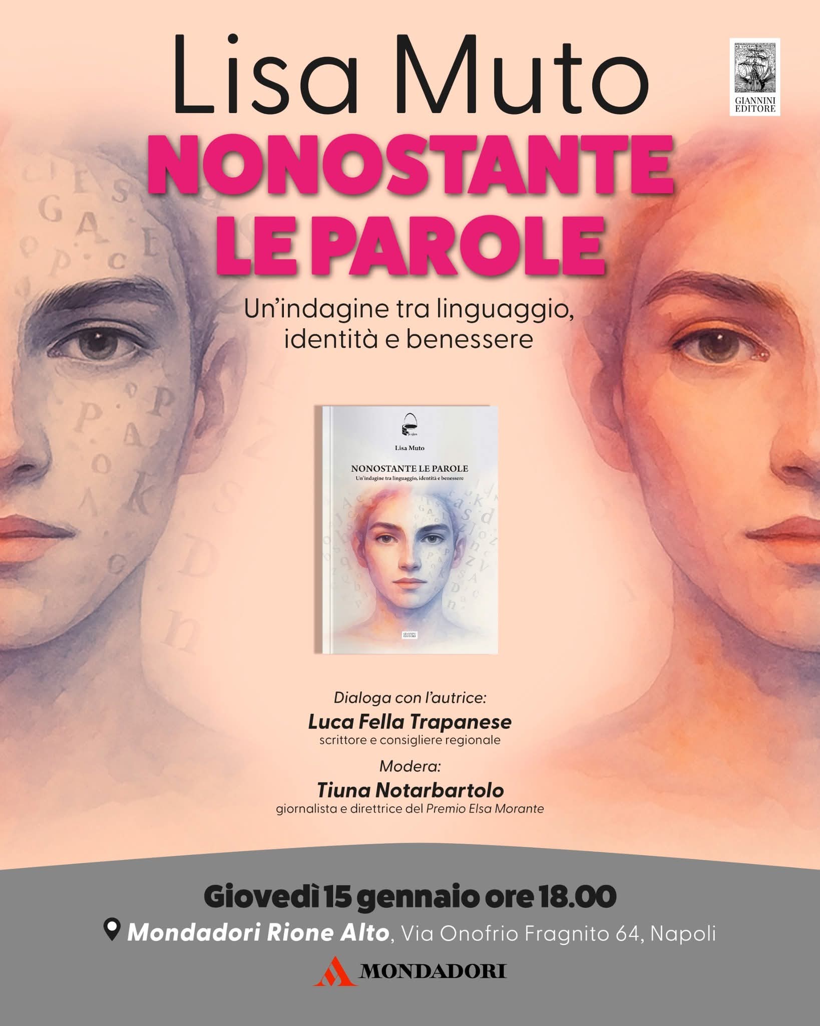 Inclusione e linguaggio, Lisa Muto presenta “Nonostante le parole” alla Mondadori di Rione Alto