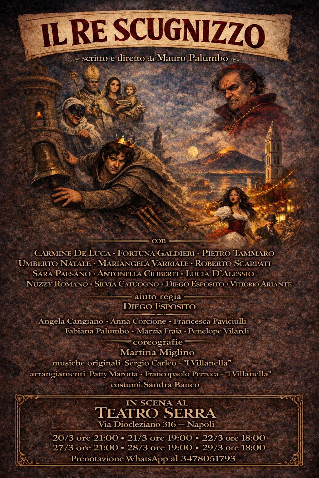 “Il Re scugnizzo” al Teatro Serra in scena gli allievi