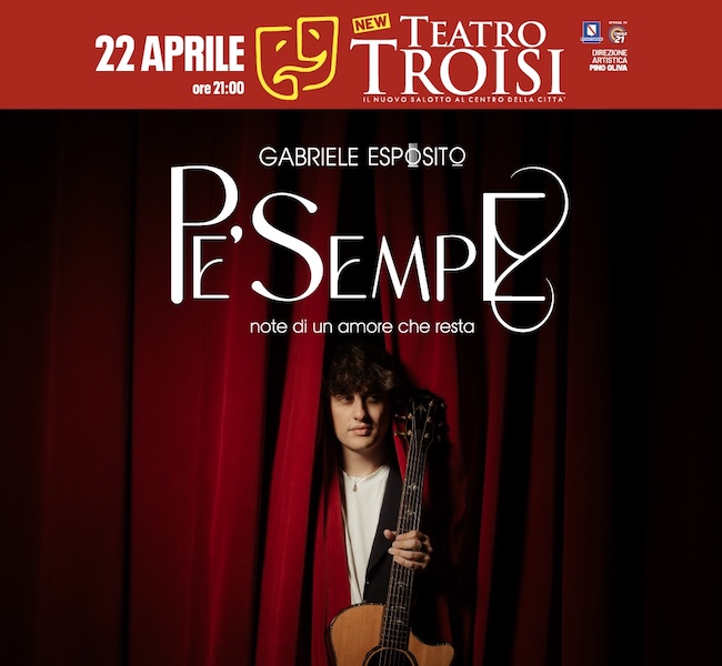 Gabriele Esposito il 22 aprile in concerto, sold out al Teatro Troisi di Napoli