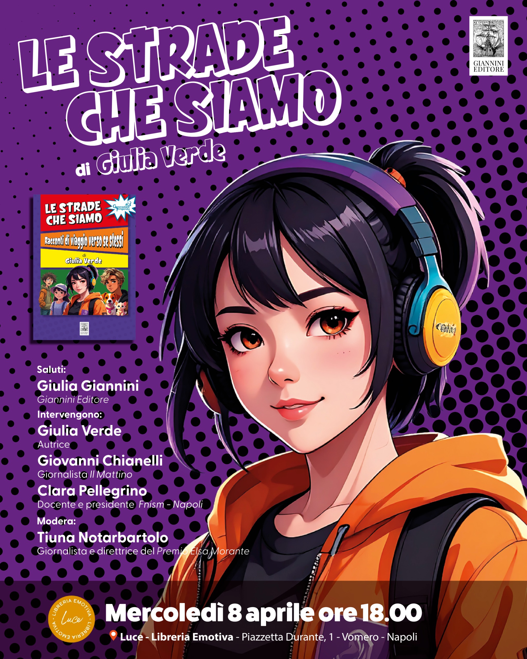 Giulia Verde presenta “Le strade che siamo” alla libreria Ubik Luce