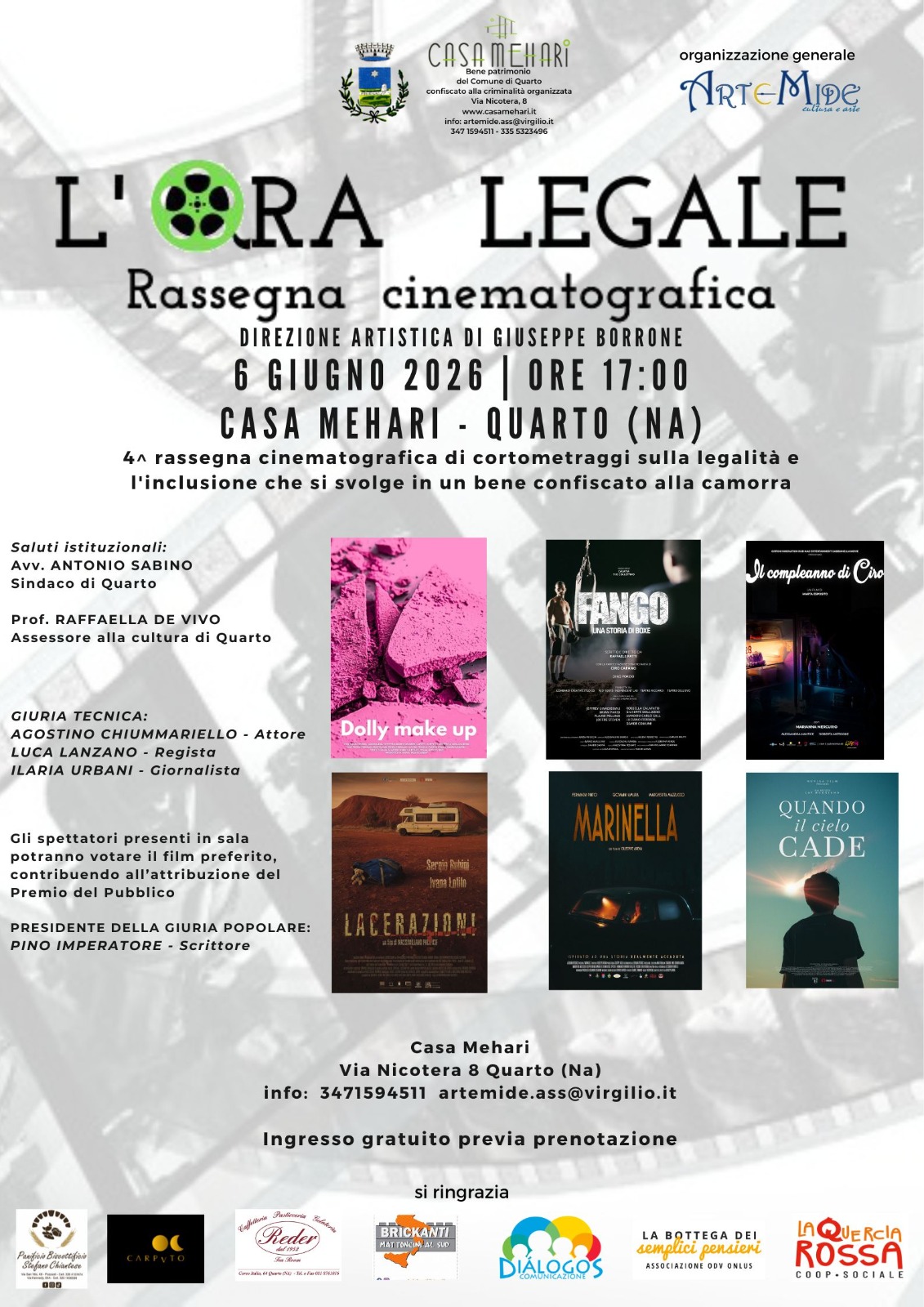 Quarto, a Casa Mehari la quarta edizione del Festival “L’Ora Legale”