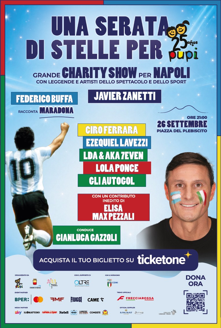 Napoli, Carnevale e Giordano di nuovo insieme: la MaGiCa torna per la serata benefica di PUPI