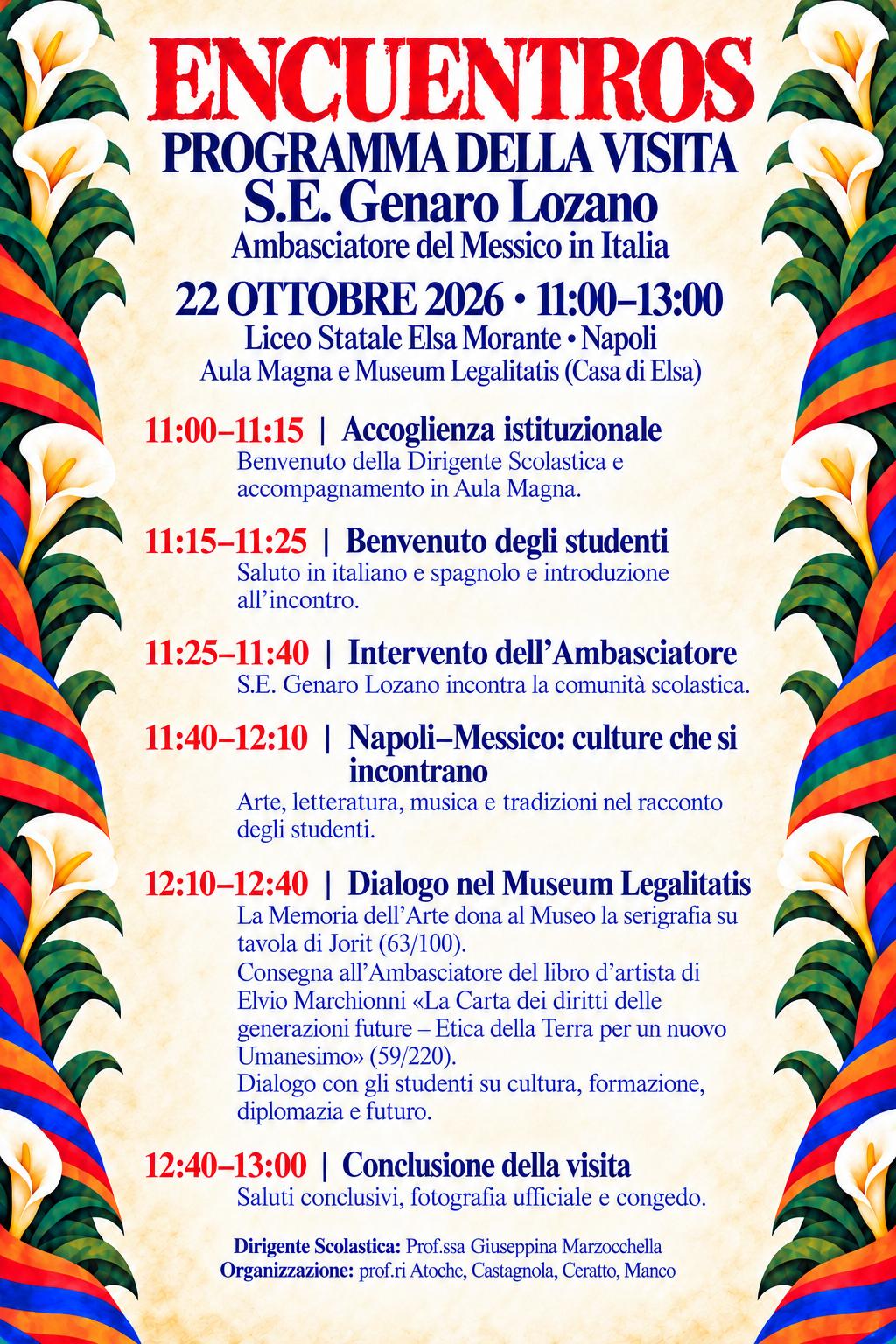 Visita Ambasciatore Messico a Napoli